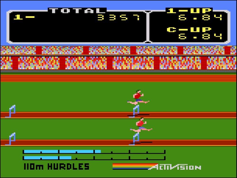 Gameplay of Activision Decathlon for Atari 5200